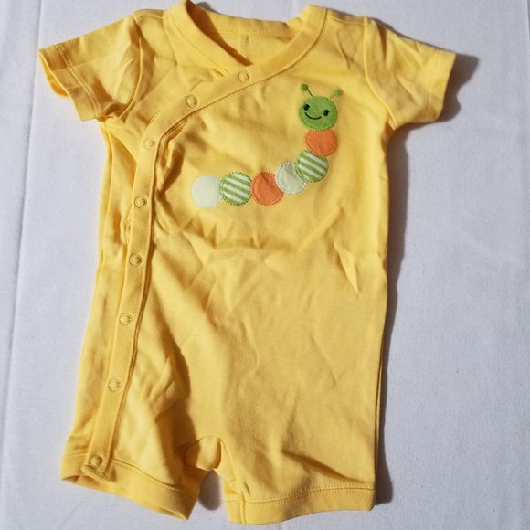 Gymboree Brand New Baby {Caterpillar} -0-3 month NWT Romper - Picture 1 of 3